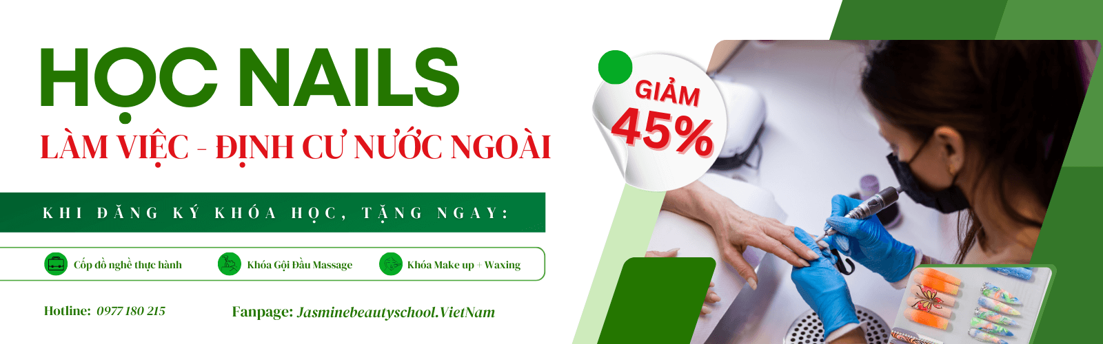 Học nails làm việc - định cư nước ngoài