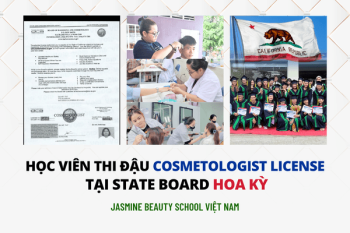 Chúc mừng học viên Tất Gia Mỹ xuất sắc chinh phục tấm bằng Cosmetologist tại Hoa Kỳ