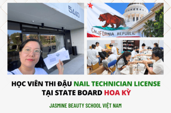 Chúc mừng chị Lê Thị Nguyệt Đông nhận Nail License tại California – Vì sao nên chuẩn bị giờ học từ Việt Nam?