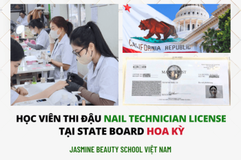 Chúc mừng học viên Lê Thị Minh Triều thi đậu Nail Technician License bang California – Mỹ thực sự kiểm tra điều gì trước khi cấp License?