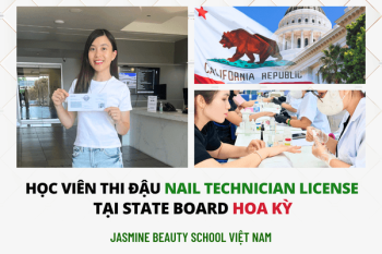 Chúc mừng chị Trần Thị Thanh Hiền thi đậu Nail License tại California