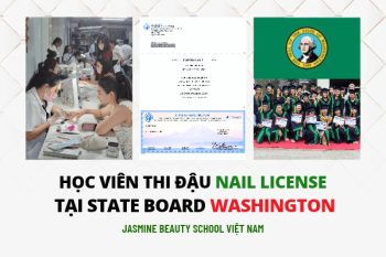 Chúc mừng Nguyễn Thị Thu Hà thi đậu Nail License tại Bang Washington, Hoa Kỳ