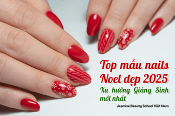Top mẫu nails Noel đẹp 2025 – Xu hướng Giáng Sinh mới nhất