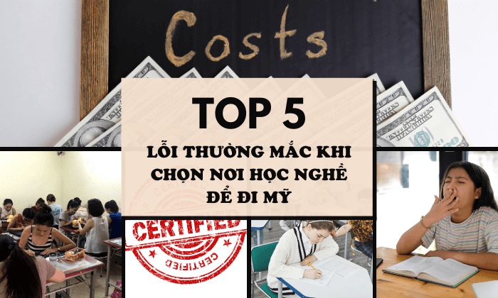 lỗi khi chọn nơi học nghề
