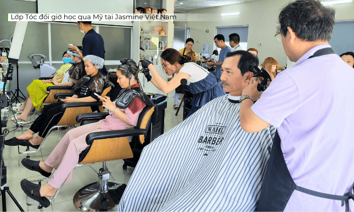học nghề tóc đi mỹ