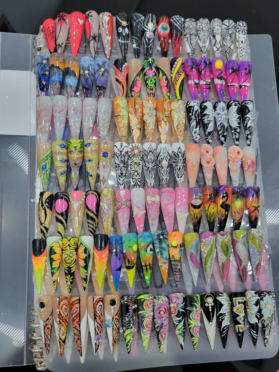 sản phẩm nail học viên