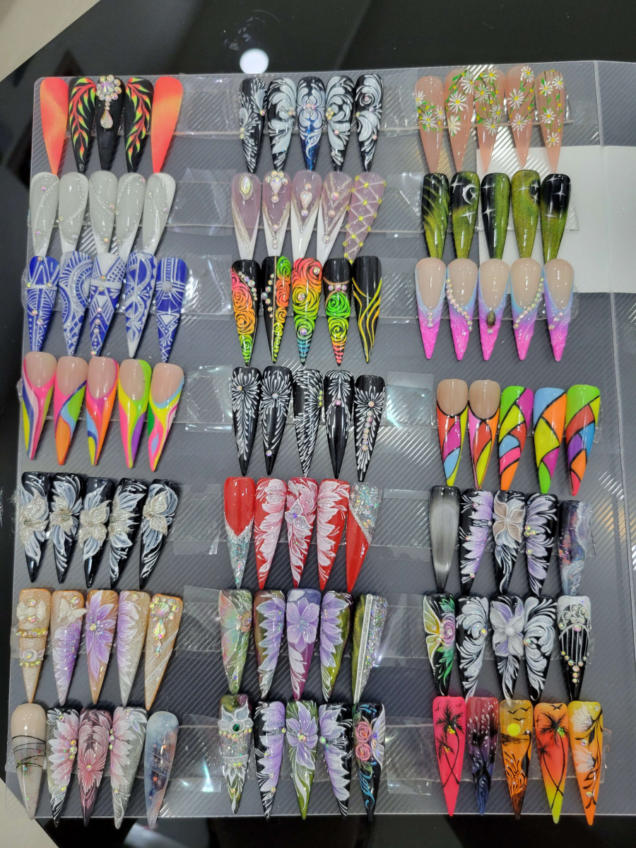 sản phẩm nail học viên