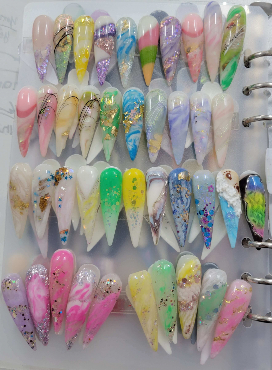 sản phẩm nail học viên