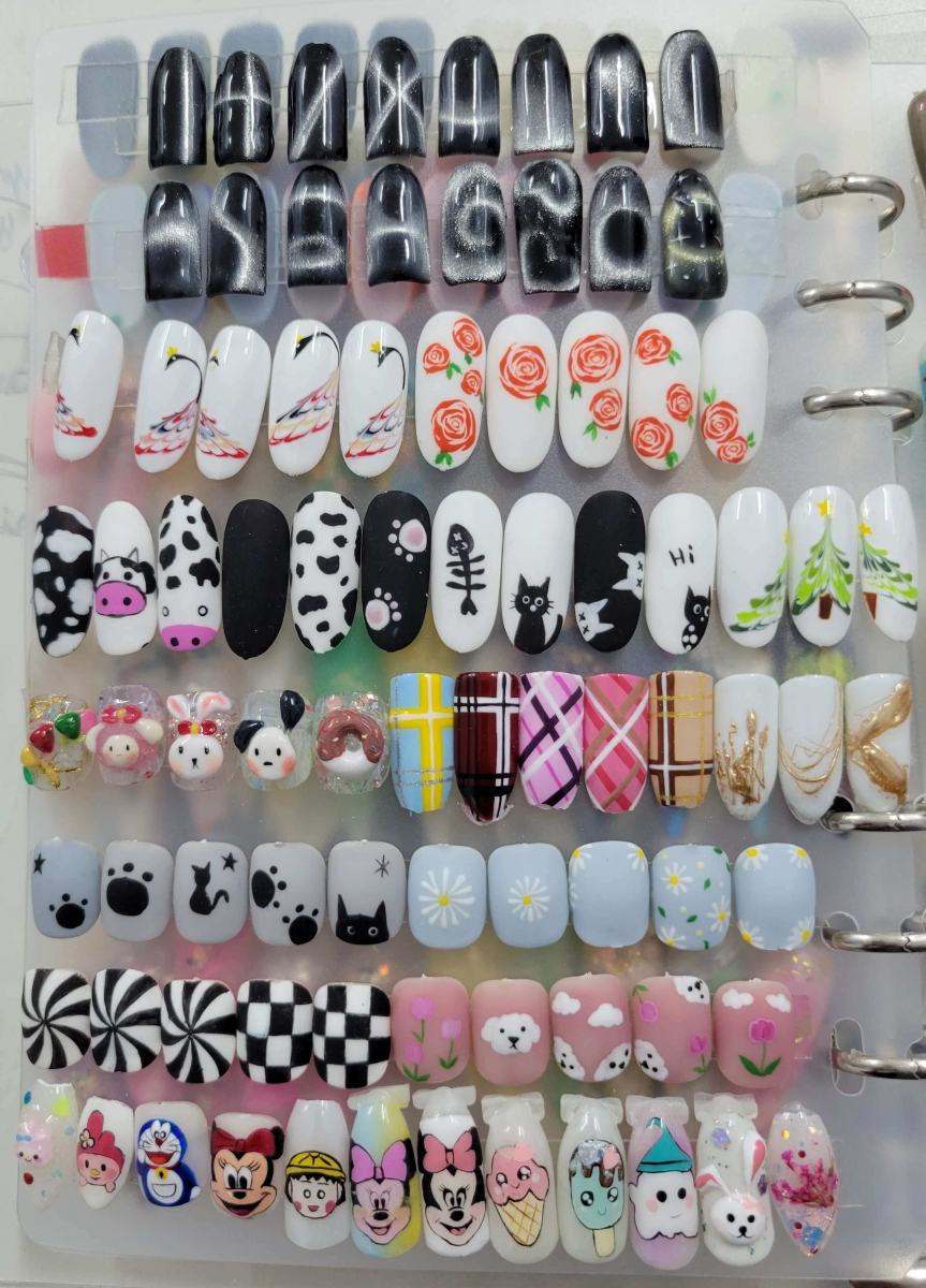 sản phẩm nail học viên