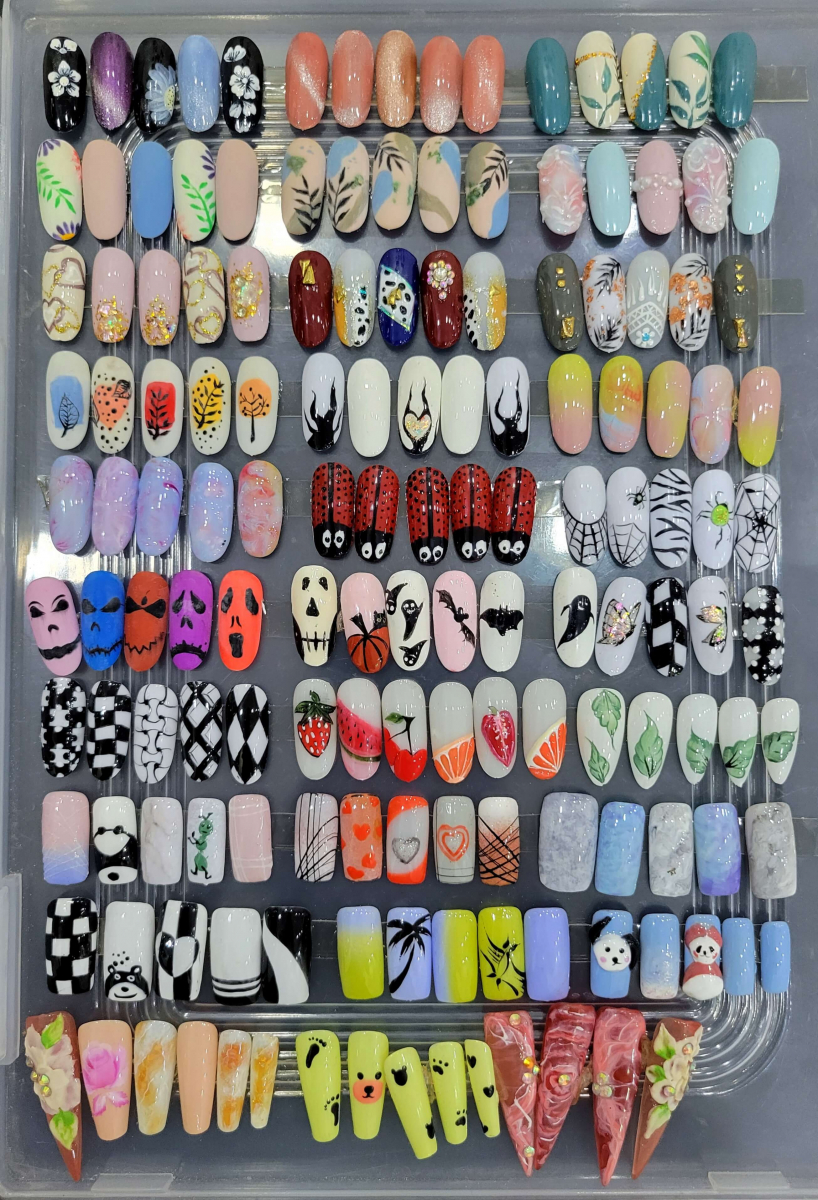 sản phẩm nails của học viên