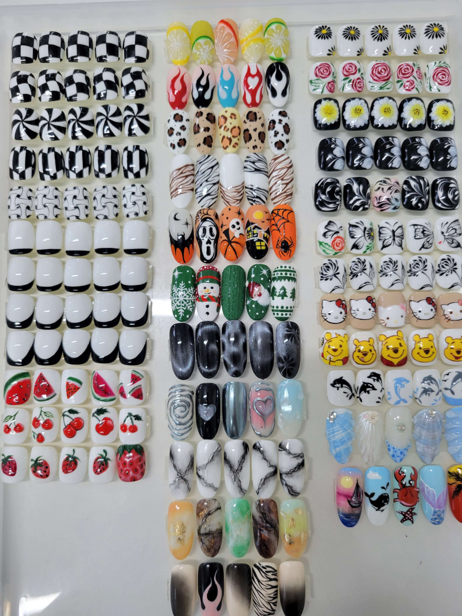 mẫu nail học viên