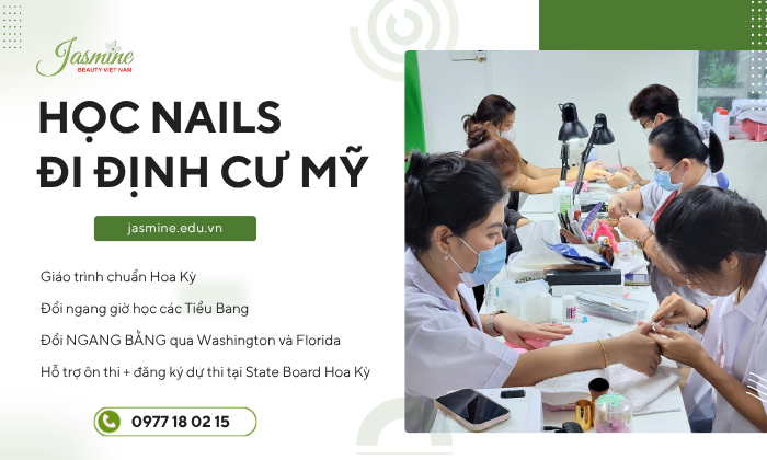 Học nail định cư mỹ