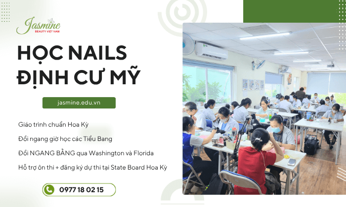 học nail đi mỹ