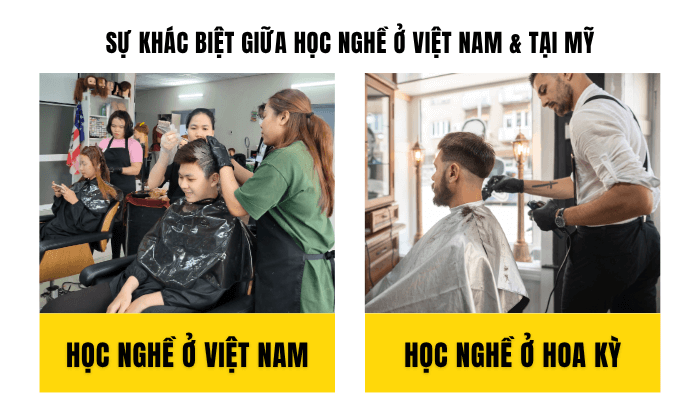 học nails, tóc Việt Nam
