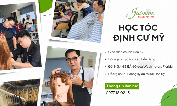 khóa học tóc đổi giờ qua mỹ