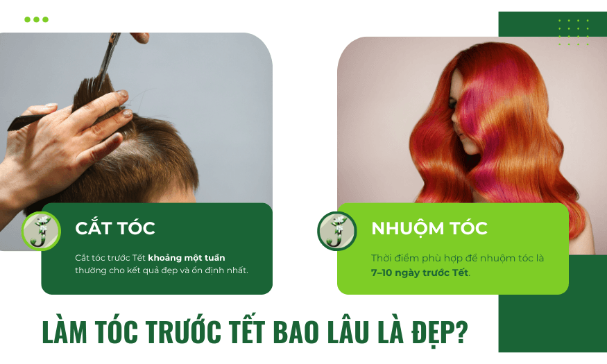 làm tóc dịp tết