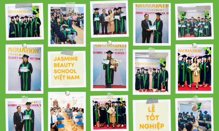 buổi tốt nghiệp khóa nail tóc