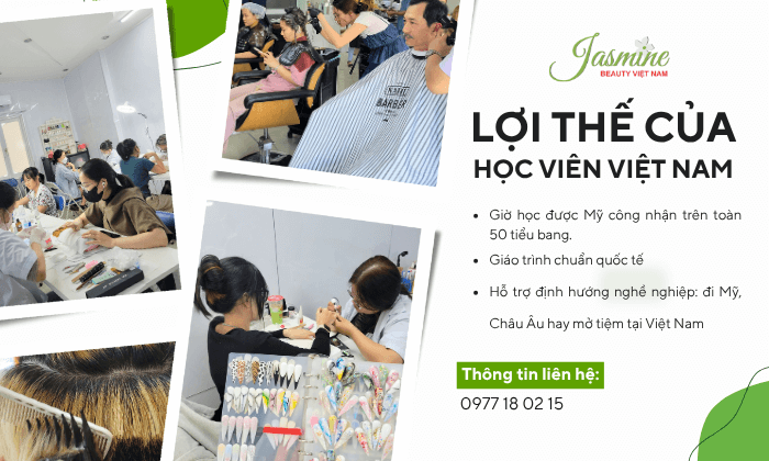 học nail đi mỹ