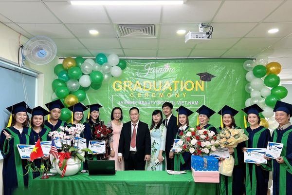 Cảm ơn sự tin tưởng khi chọn Jasmine Việt Nam để học nghề thẩm mỹ làm tại Hoa Kỳ