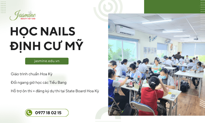 học nails đi mỹ