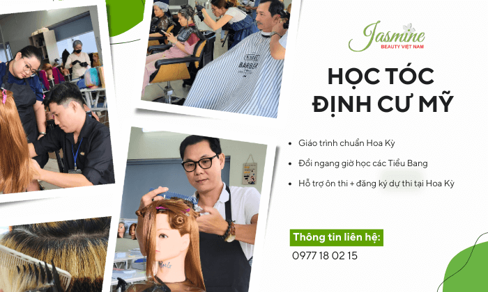 Học tóc định cư Mỹ tại Jasmine Việt Nam