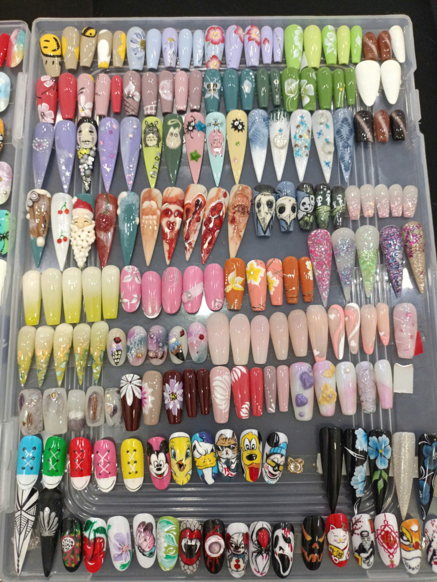 mẫu nails học viên