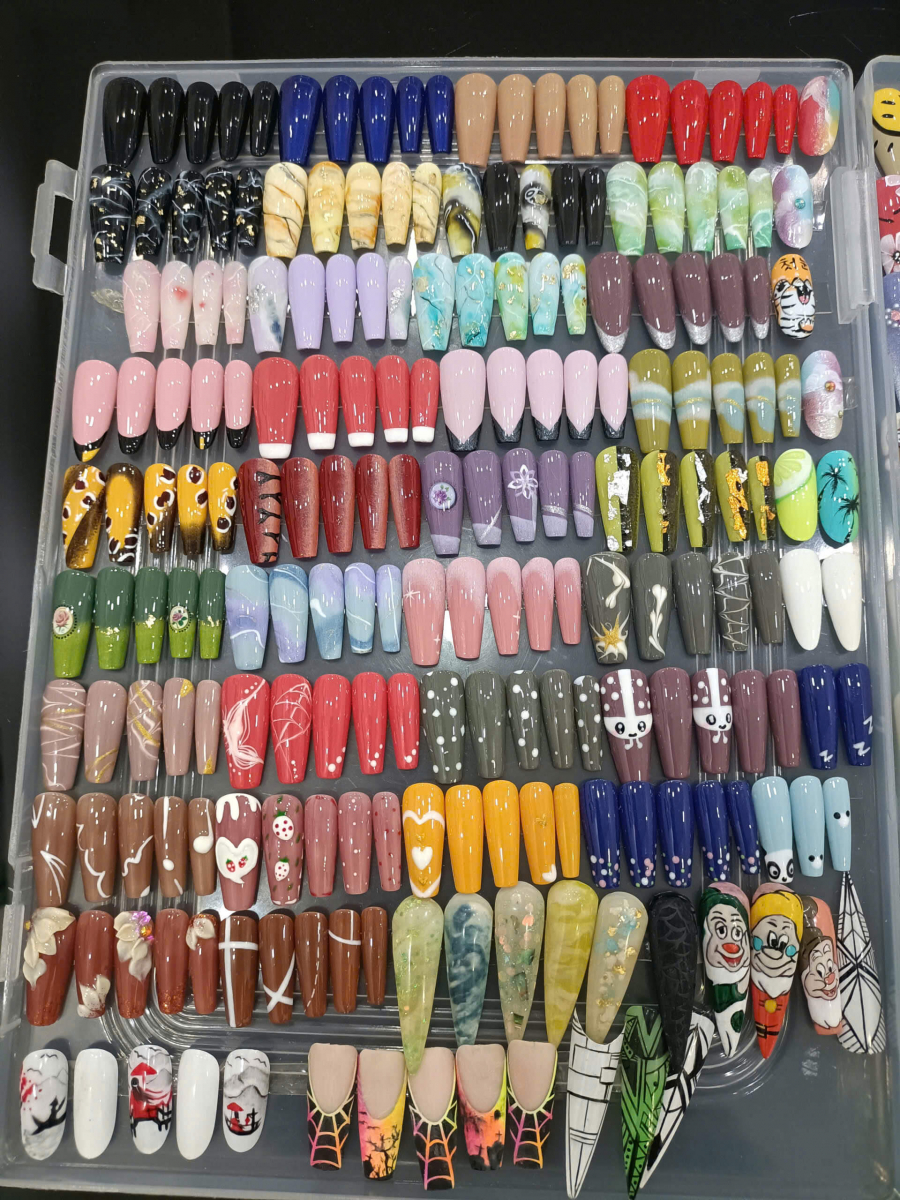 mẫu nail học viên