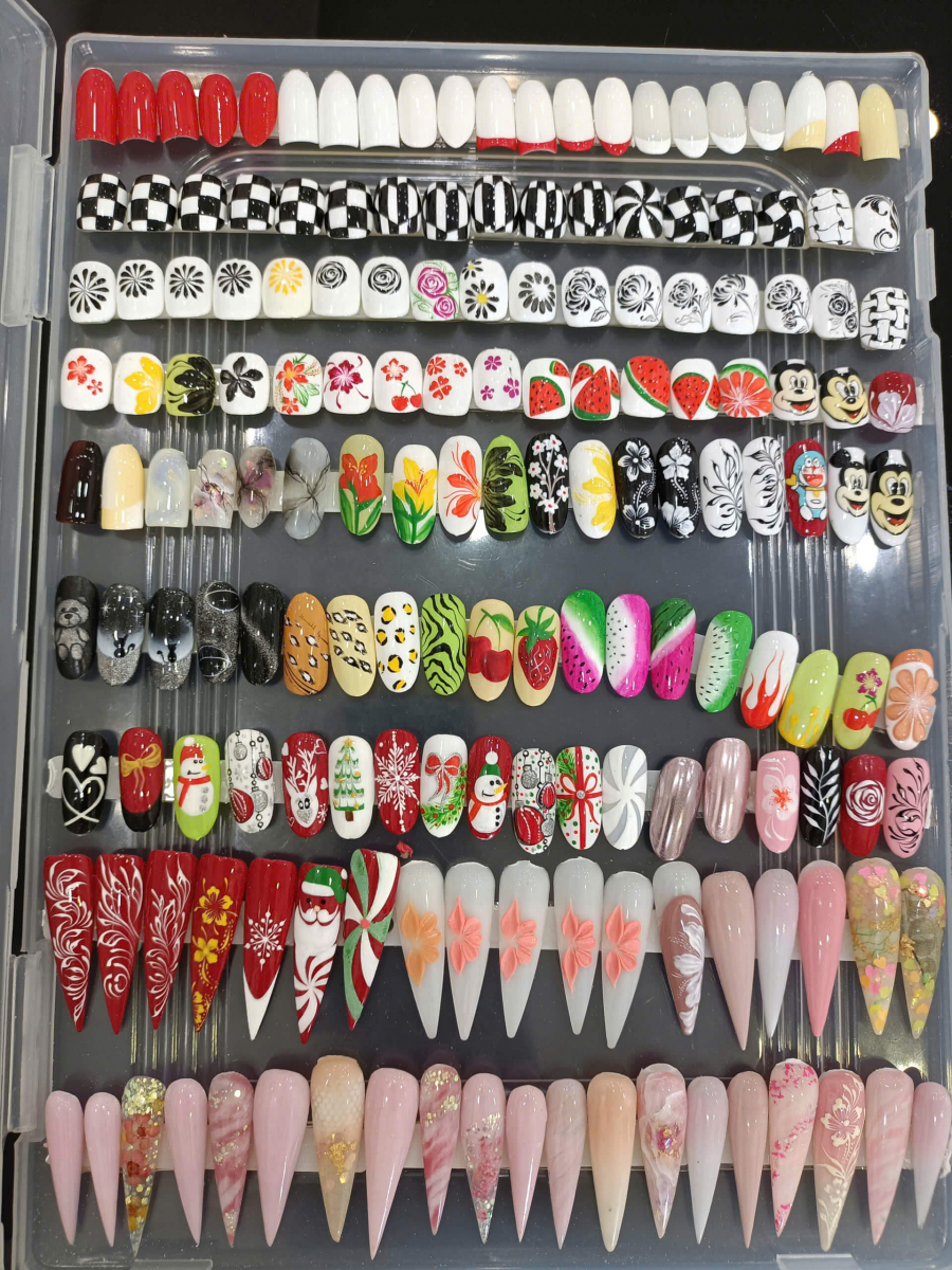 mẫu nail học viên